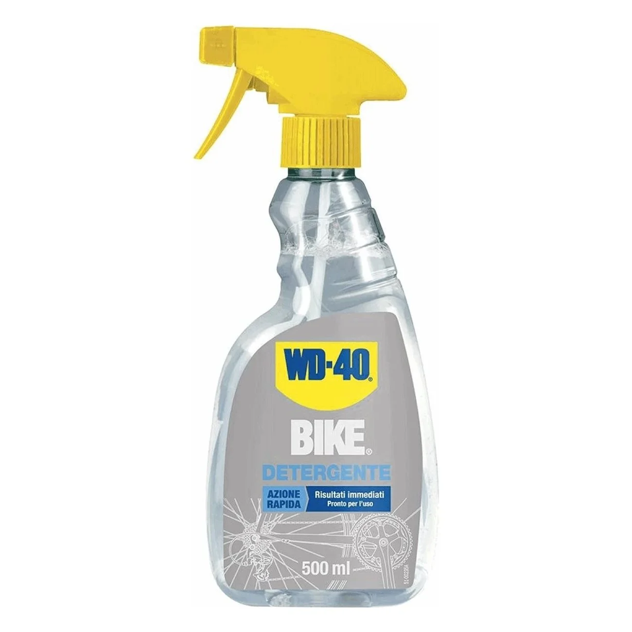 Detergente Sgrassante WD-40 BIKE 500ml per Bici - Pulizia Efficace di Telai, Pedali e Ruote - 1 - Pulizia bici - 5032227392380