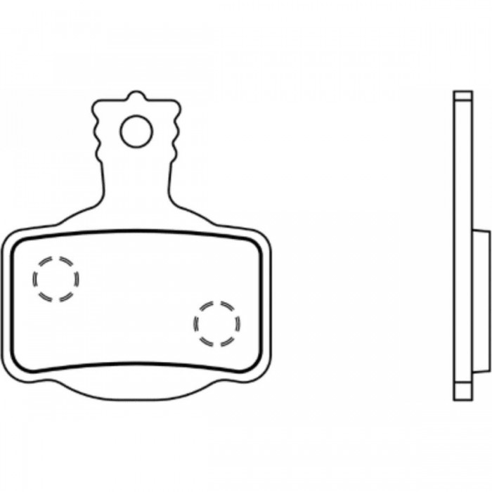 Pair of Semi-Metallic Brake Pads for Magura MT4/MT8 Models - 1