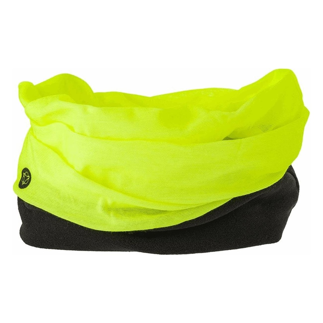 Fluorescent Yellow Primaloft Neck Warmer in Stretch Microfiber - Comfort & Style - 1