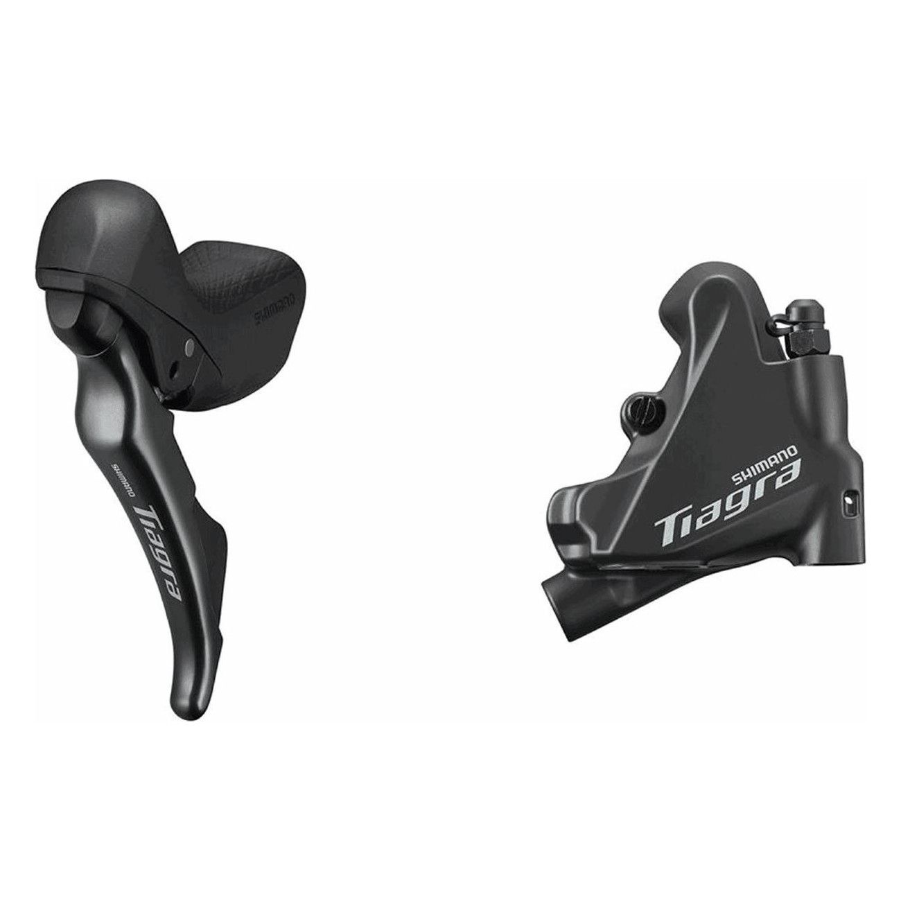 Kit de Freno Hidráulico Delantero Shimano Tiagra 2V Negro con Montaje Plano - 1