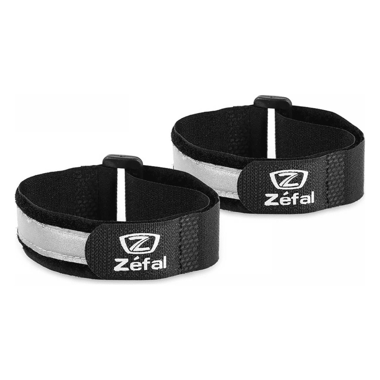 Black Nylon Reflective Straps - 2 Pieces, EN13356 Compliant for Safety - 1