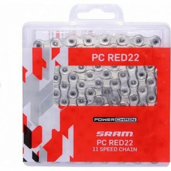 Catena SRAM PC-RED22 11V 114 Maglie con PowerLock per MTB e Corsa - 2 - Catena - 0710845727627