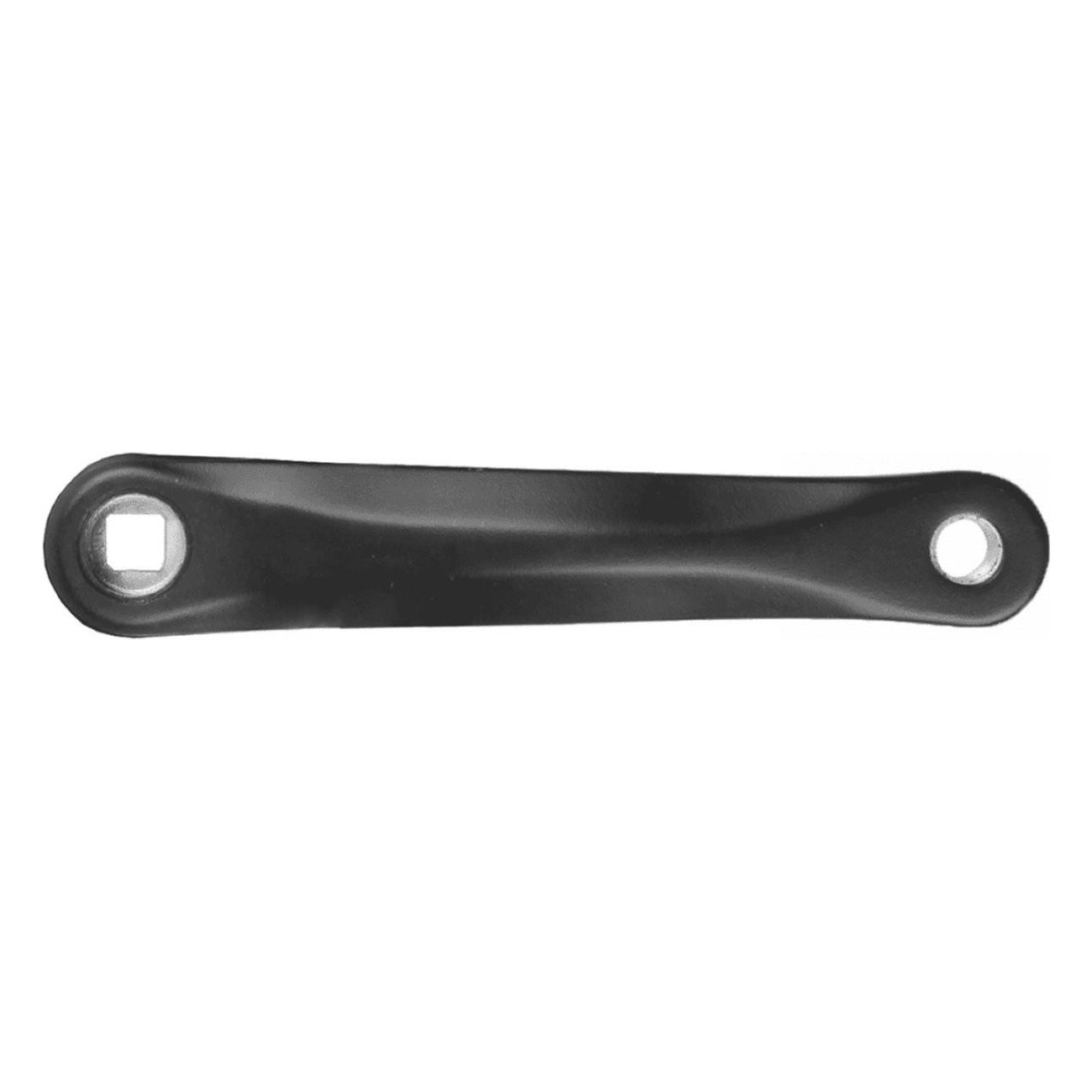 Linke Kurbel 170mm aus Aluminium für Quadratische Achse - Elegantes Schwarz - 2