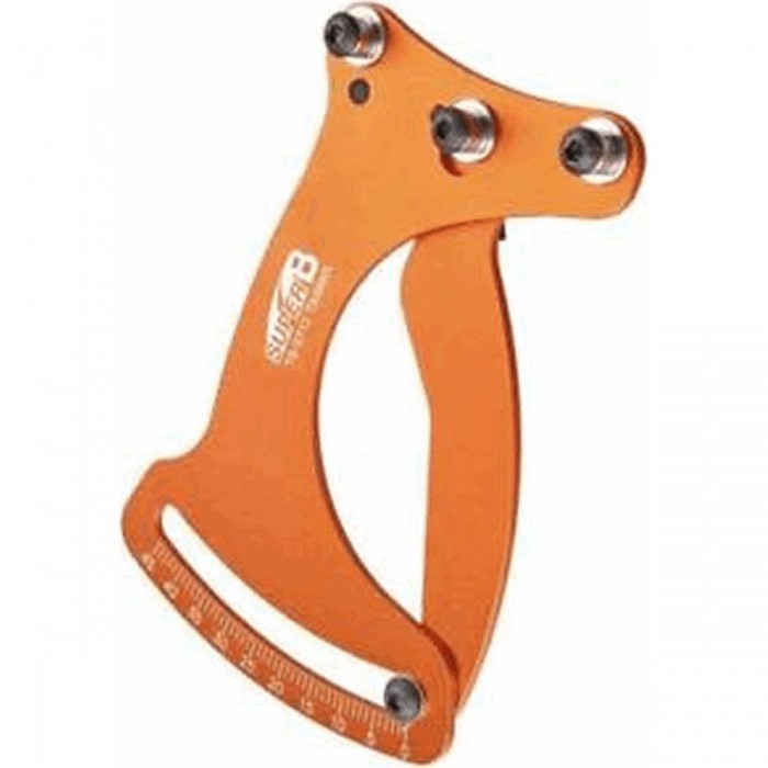 superB Orange Spoke Tension Meter - Accurate Tool for Cyclists - 1