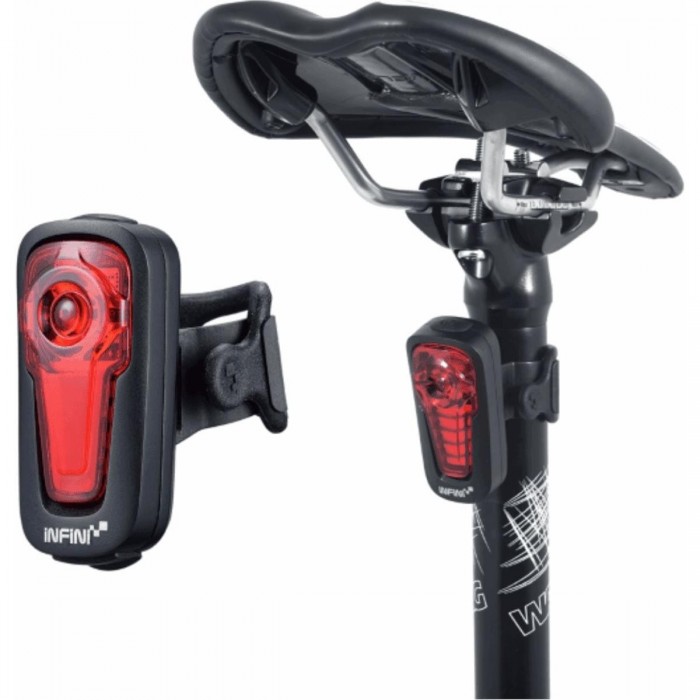 USB Metis 16 COB Rear Light with Stop Alert, 5 Modes & Easy Mounting for Bike - 1