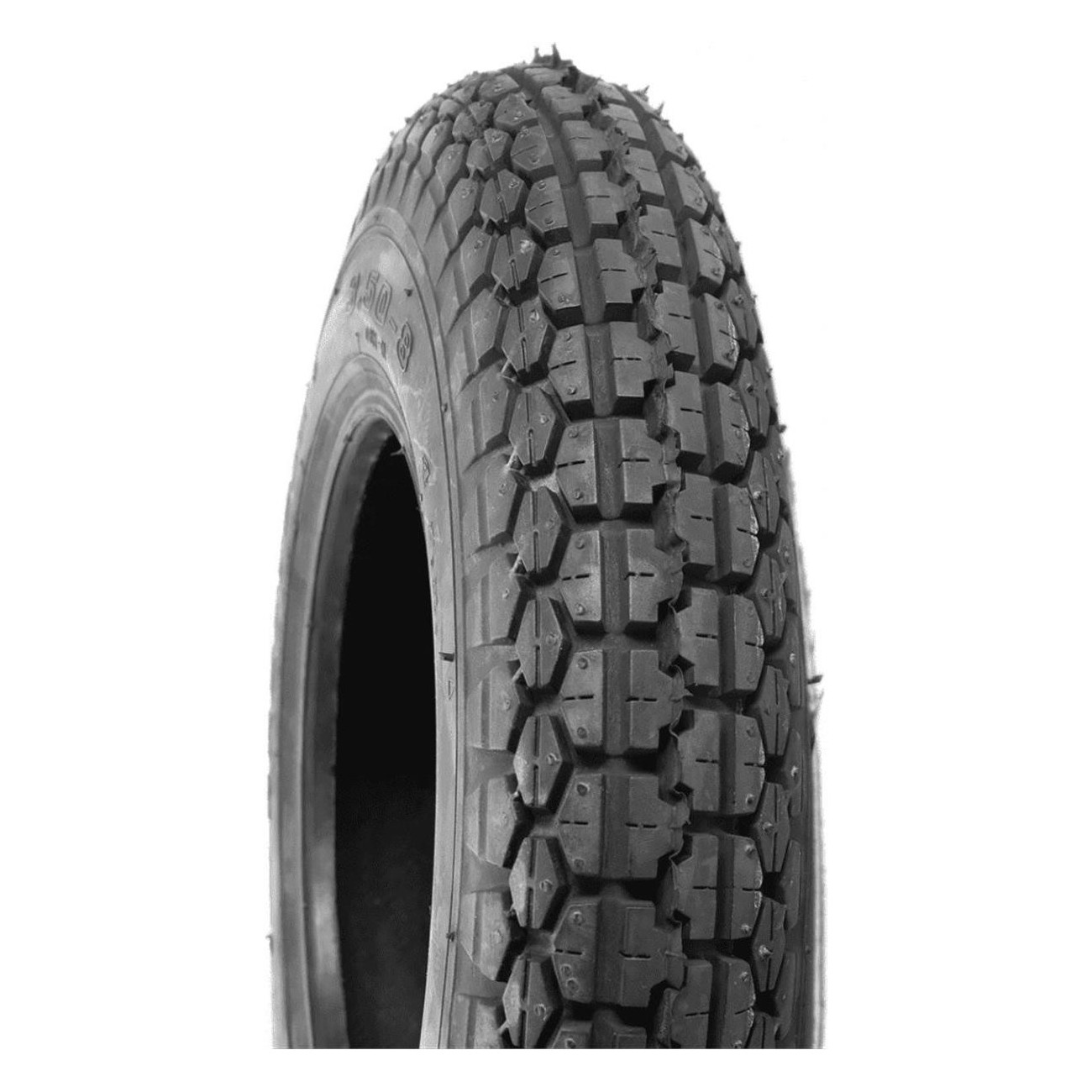 Scooter Tire 350x8 D811 4PR Rigid Black for Optimal Performance - 1