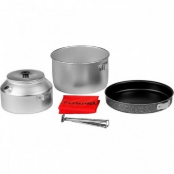 Set da Campeggio 628T+F27 con Casseruola, Padella e Bollitore per Cucina all'Aperto - 1 - Padelle - 7315084062879