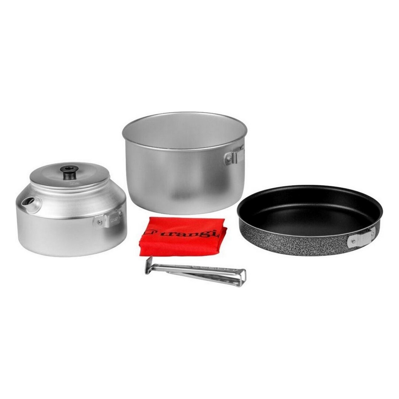 Set da Campeggio 628T+F27 con Casseruola, Padella e Bollitore per Cucina all'Aperto - 1 - Padelle - 7315084062879