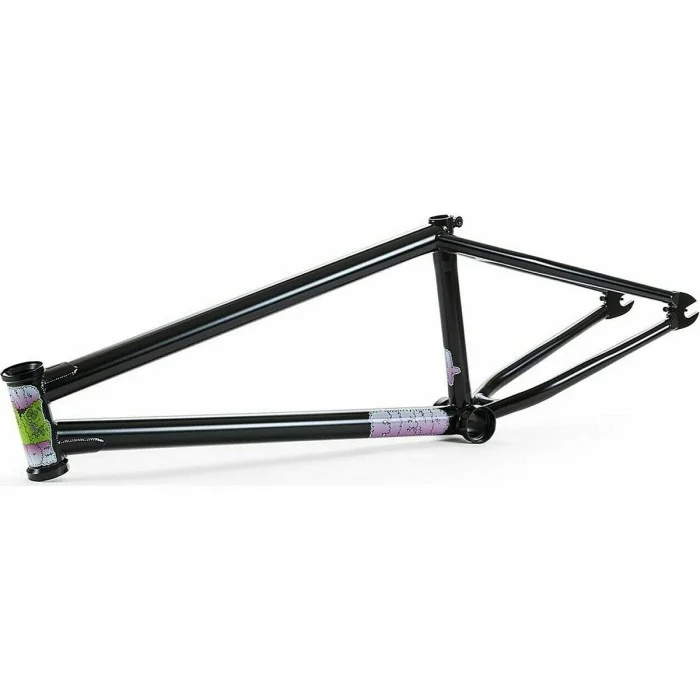 Cadre BMX Ty Morrow V4 Remo - 21' Noir, CrMo 4130, Design Avancé - 1