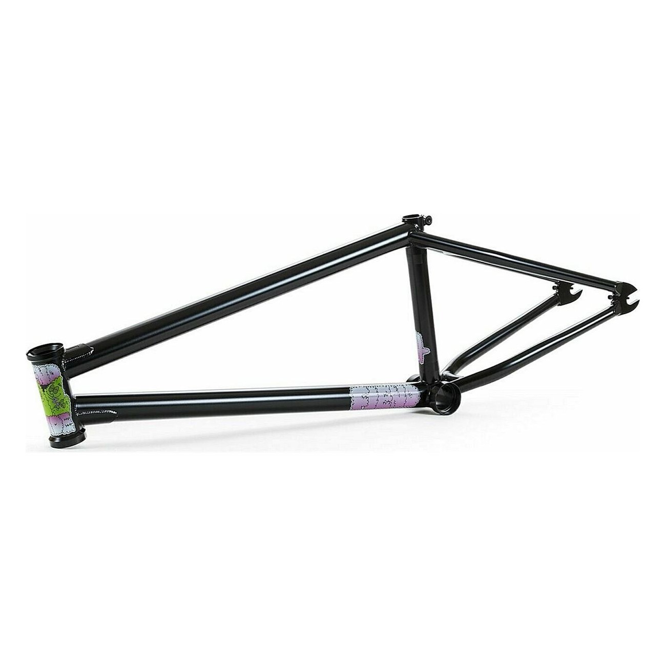 Ty Morrow V4 Remo BMX Frame - 21' Black, CrMo 4130, Advanced Design - 1