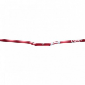 Guidon Reverse 760mm Rouge-Gris pour Enduro, All Mountain et DH - Rehausse 18mm, Ø25,4mm - 1