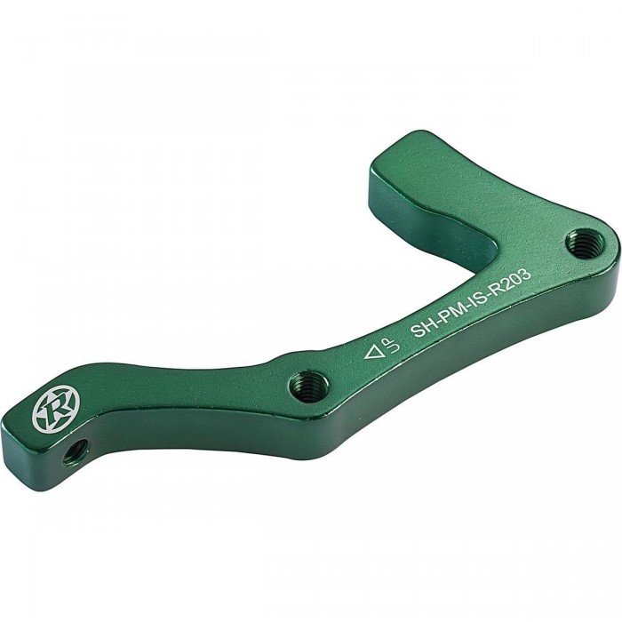 Adattatore Freno a Disco Posteriore Shimano 203 mm Verde - Compatibile IS/PM, Alluminio Leggero - 1 - Adattatori - 4717480160037