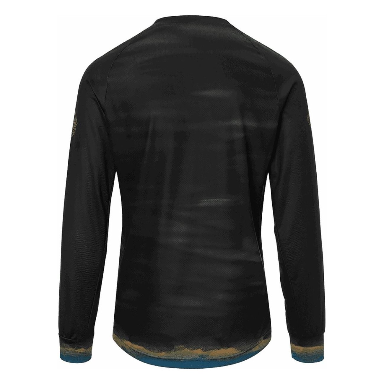 Maglia Roust LS Traspirante Nero Arancio Blu con Maniche Lunghe - Taglia XL - 2 - Maglie - 0768686448515