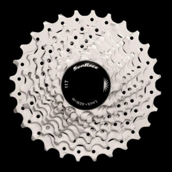 Road Cassette 10V 11-28 Teeth Steel and Aluminum Silver Compatible Shimano - 1