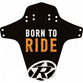 Reverse Born to Ride Mudguard Black/Fox-Orange - Front and Rear Mounting - 1