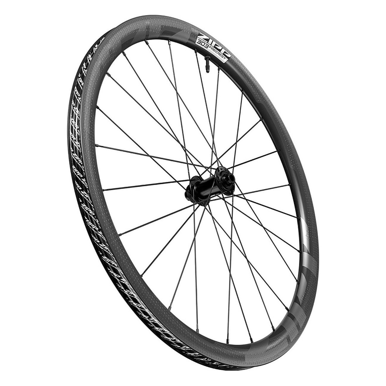 Roues Avant ZIPP 303 Firecrest en Carbone Tubeless Disc 700c, 24 Rayons, Blocage Central - 1