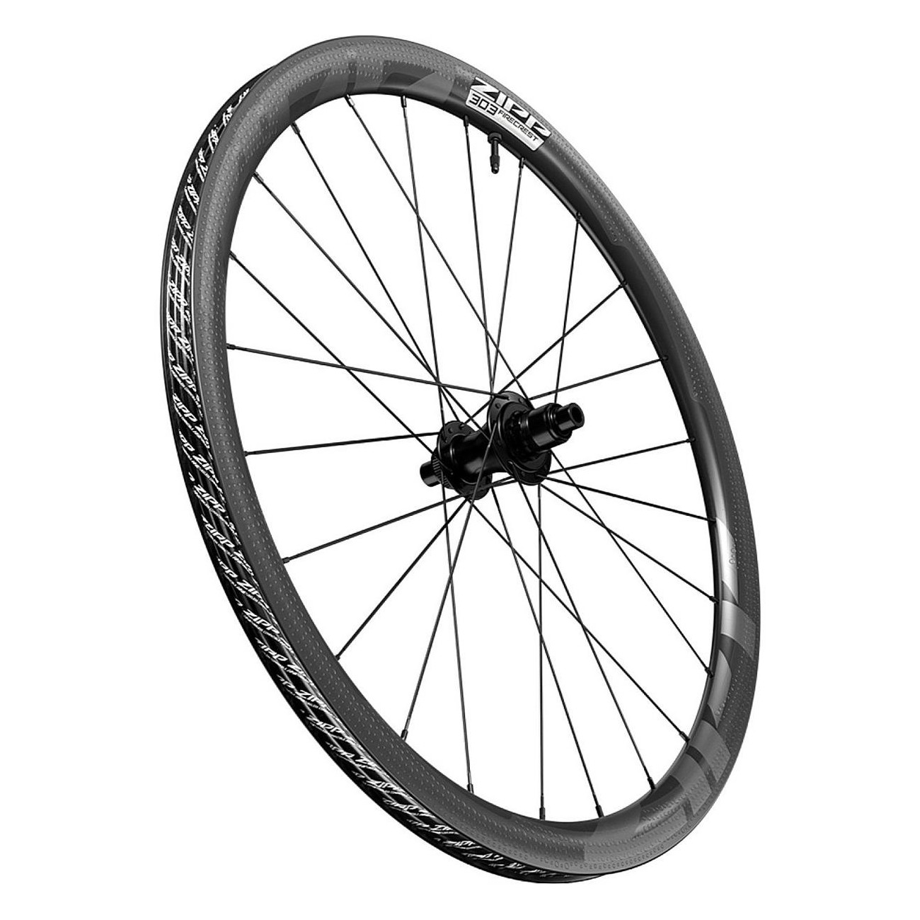 ZIPP 303 Firecrest Carbon Tubeless Disc Front Wheel 700c, 24 Spokes, Center Lock - 2