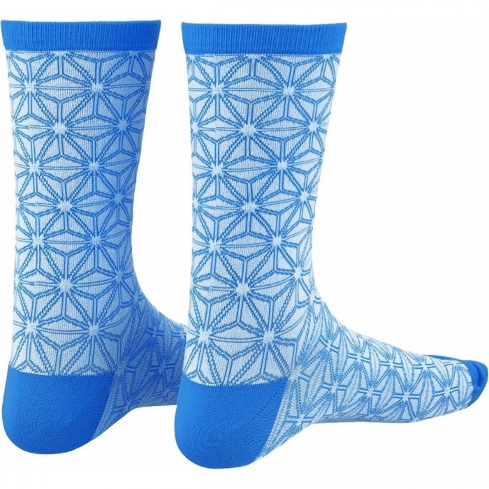 ASAN Socken Weiß/Neon Blau Größe S/M (35-42) - SUPACAZ - 1