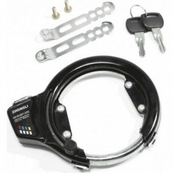 BONINBIKE Sport Black Lock for Frame with Safety Straps - 1