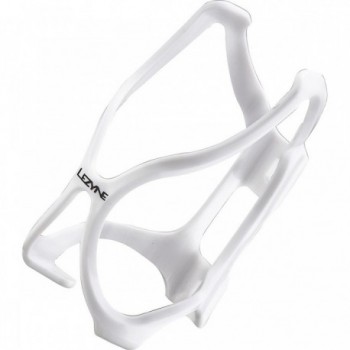 Portabotellas Lezyne Flow Cage Matrix Blanco - Robusto y Ligero para Ciclistas - 1