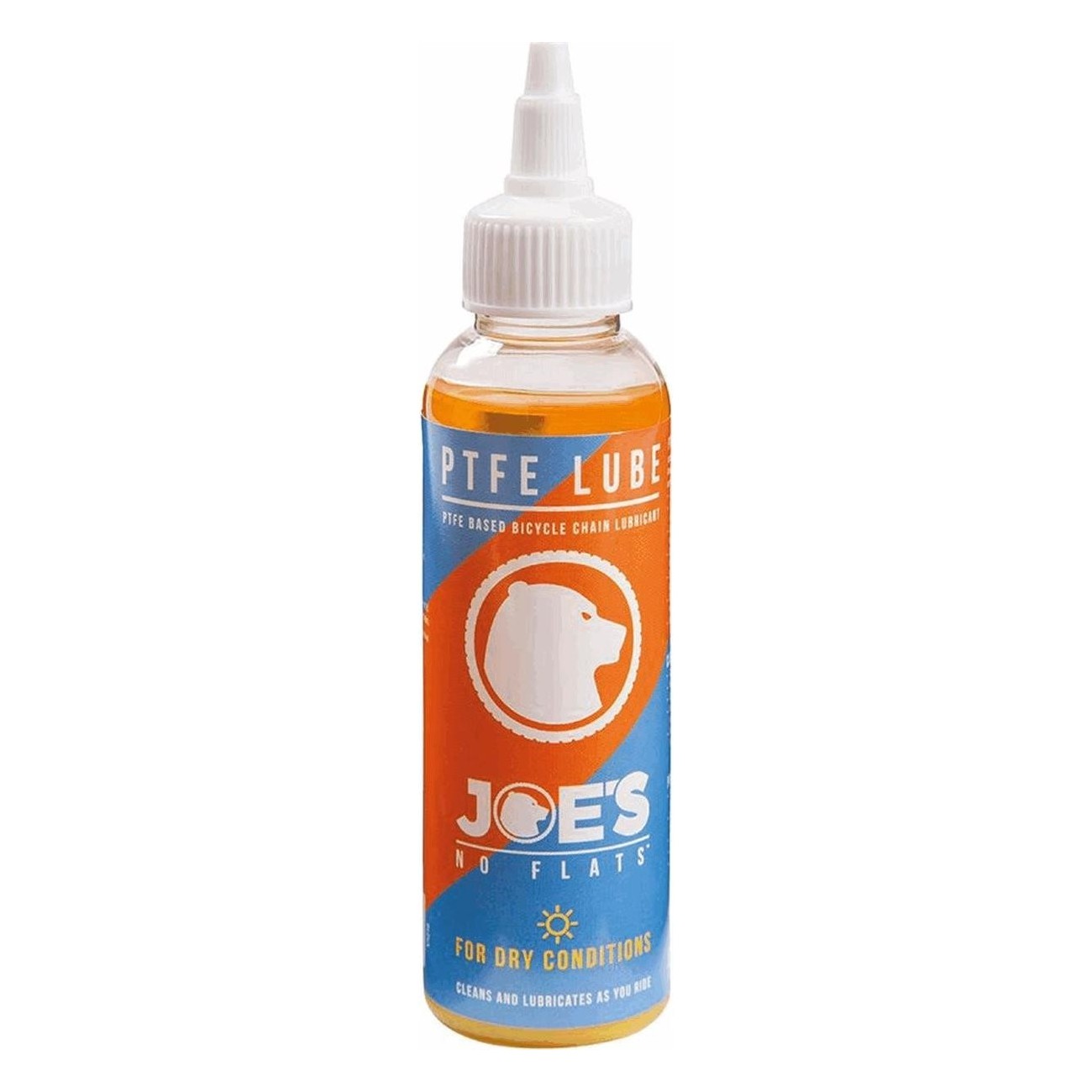 Huile Lubrifiante Chaîne Vélo 125ml avec PTFE pour Conditions Sèches - JOE'S - 1