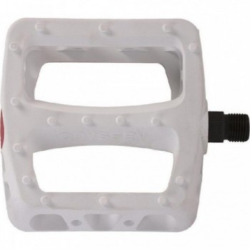 Twisted PC 9/16' White Pedal for BMX - Lightweight and Durable Plastic - 1