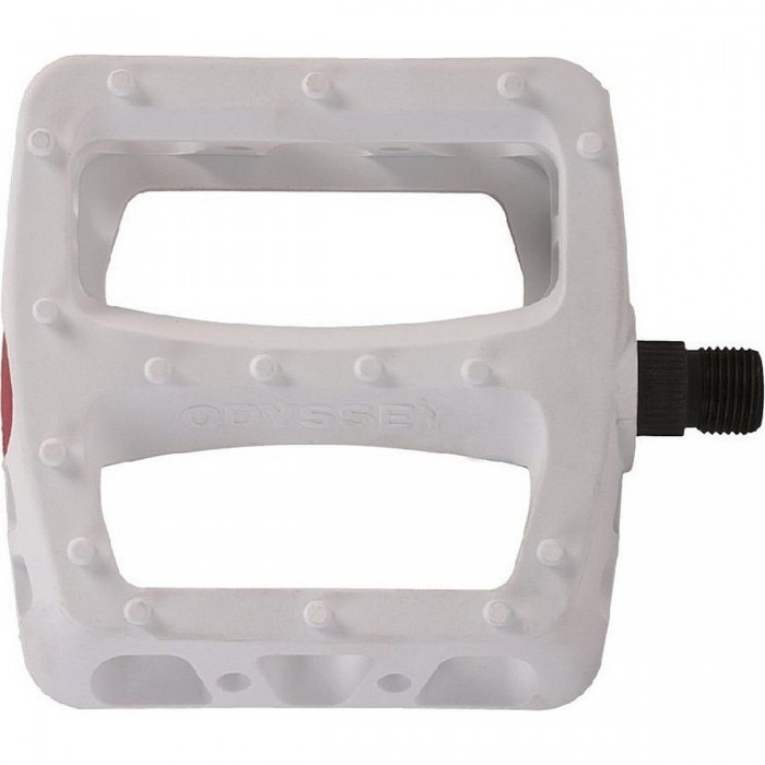 Pedal Twisted PC 9/16' Blanco para BMX - Ligero y Resistente en Plástico - 1