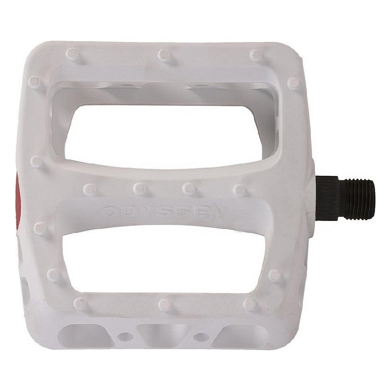 Twisted PC 9/16' White Pedal for BMX - Lightweight and Durable Plastic - 1