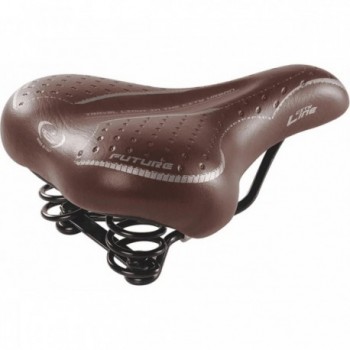 Future Lady Brown Saddle for Citybike - Comfort & Style 250x190 mm, 536g - 1