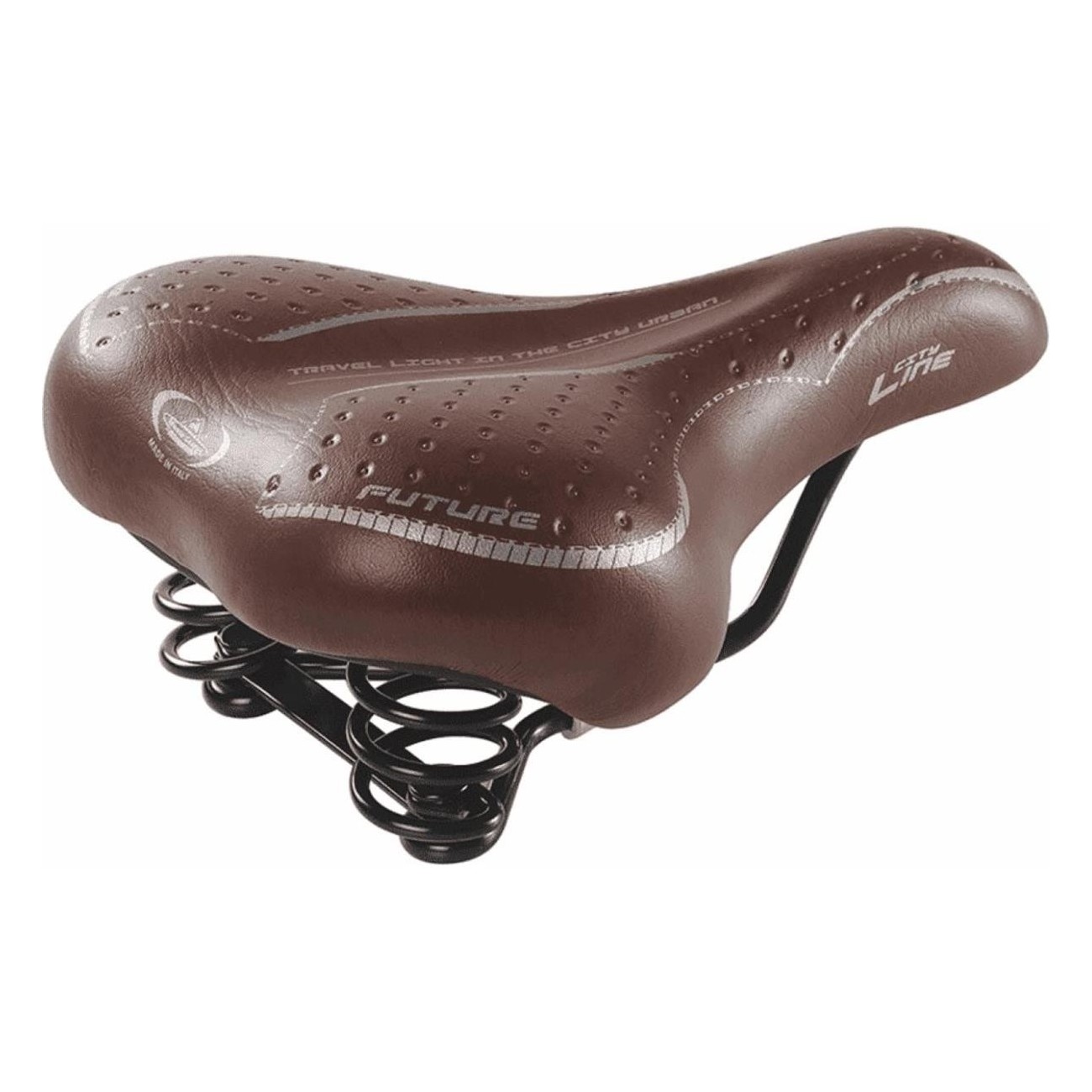 Future Lady Brown Saddle for Citybike - Comfort & Style 250x190 mm, 536g - 1