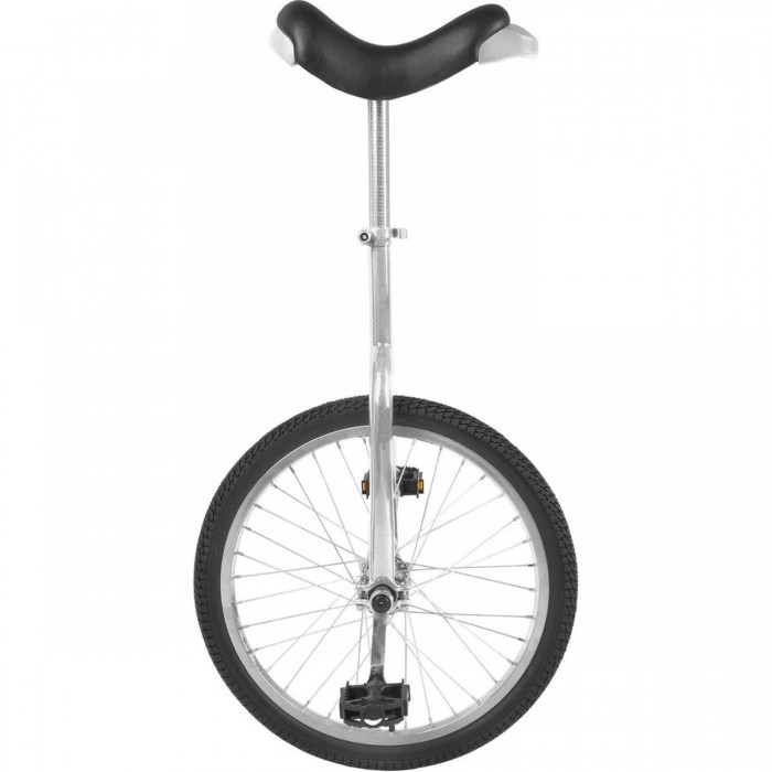 FUN 20' Chrome Silver Unicycle - Complete with Retail Packaging - 1