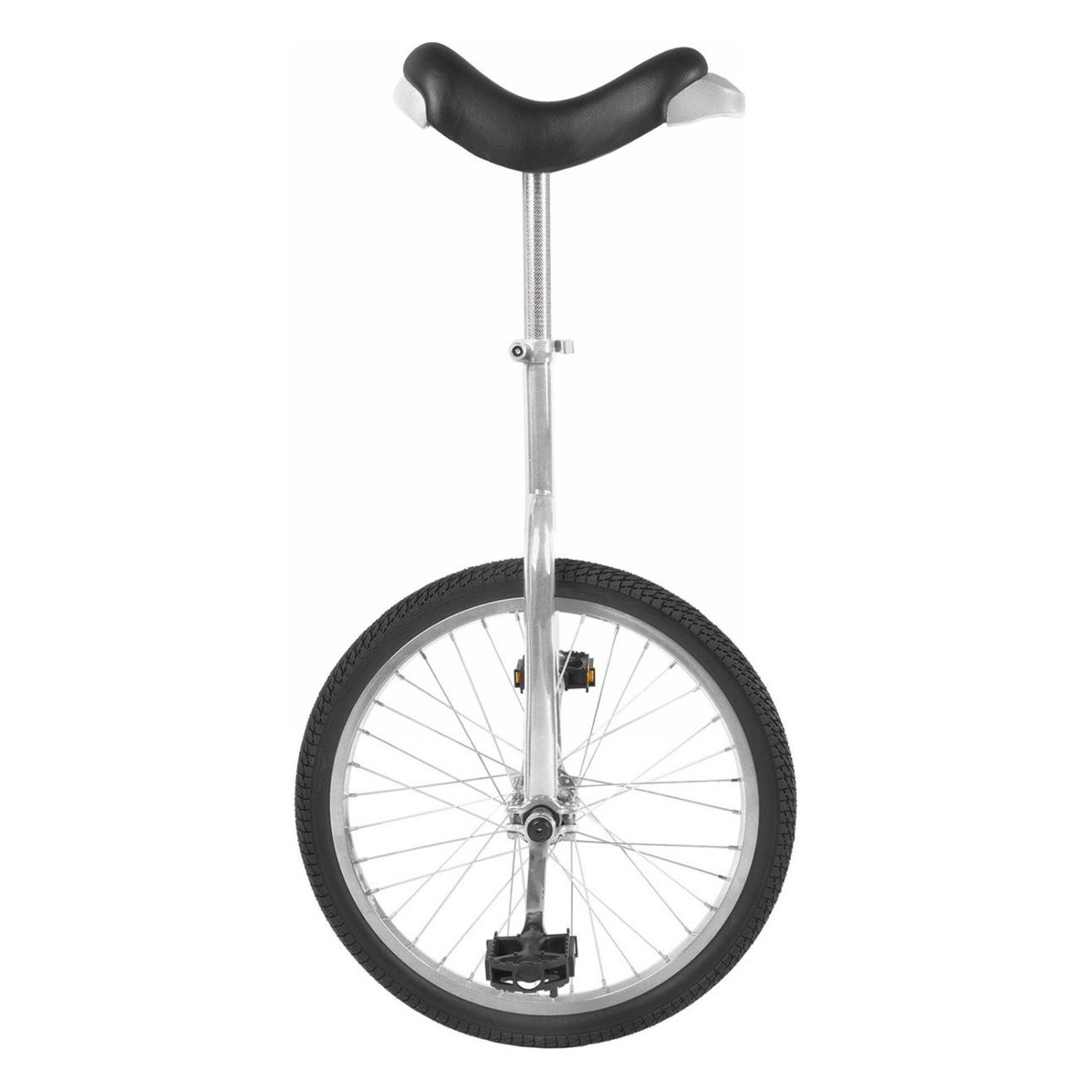 FUN 20' Chrome Silver Unicycle - Complete with Retail Packaging - 1