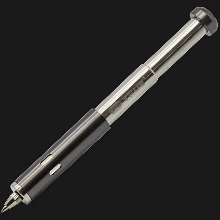 Stylo Télescopique de Poche avec Attache Porte-Clés - Outil d'Écriture en Aluminium Anodisé - 1