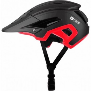 B-Race Stone II In-Mold Helm Schwarz/Rot S/M (54-58 cm) für Sicherheit und Komfort - 1