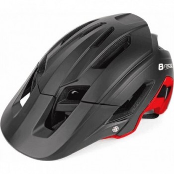 B-Race Stone II In-Mold Helm Schwarz/Rot S/M (54-58 cm) für Sicherheit und Komfort - 2