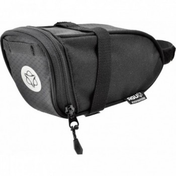 Bolsa Sillín Essential M 0,7L Negra con Correas para Bicicleta - 1