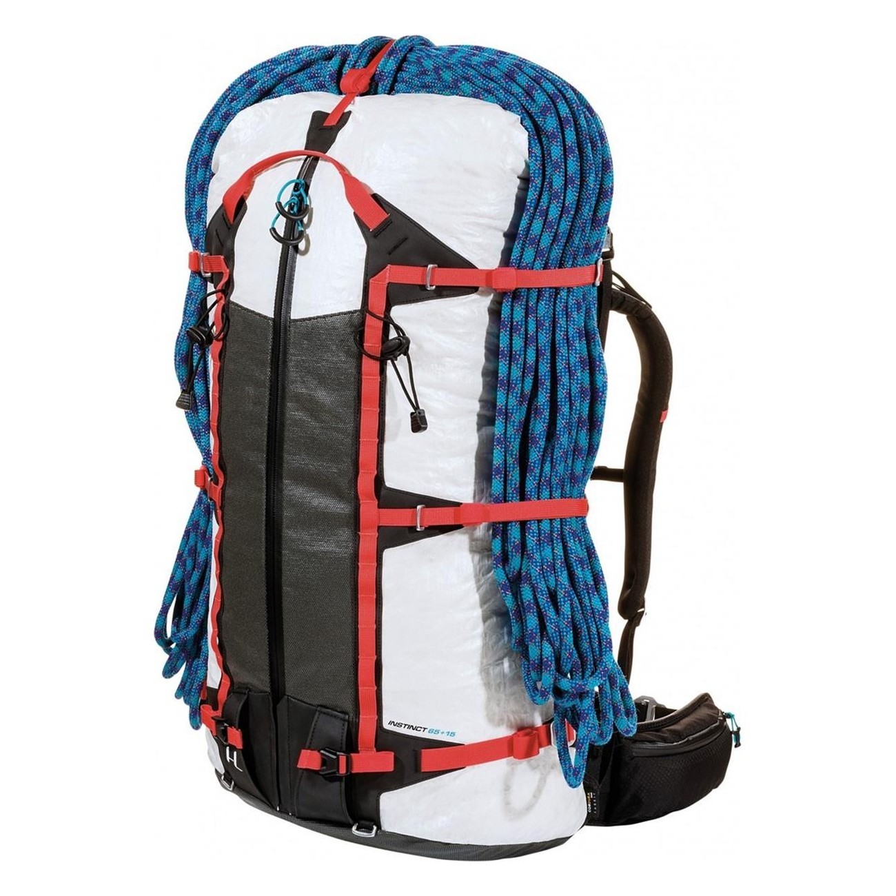 Mochila de Alpinismo Instinct 65+15L Blanca - 4