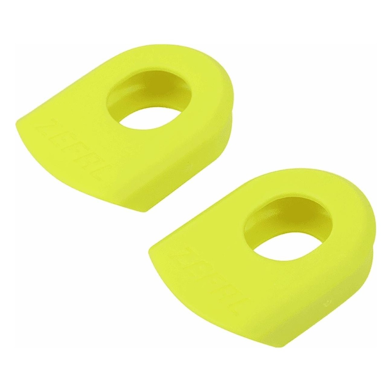 Crank Armor Yellow Fluorescent Crank Protectors for Sram and Shimano - 1