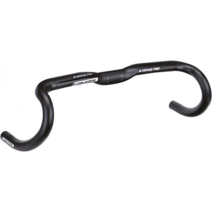 A-Wing AGX 480mm Black Aluminum Handlebar for Gravel with Integrated Cable Routing - 1