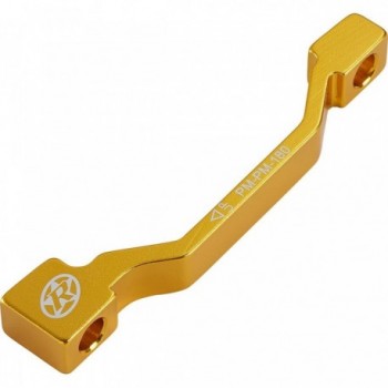 PM-PM +20mm Bremsadapter Gold für Vorder- und Hinterradbremsscheibe - 1