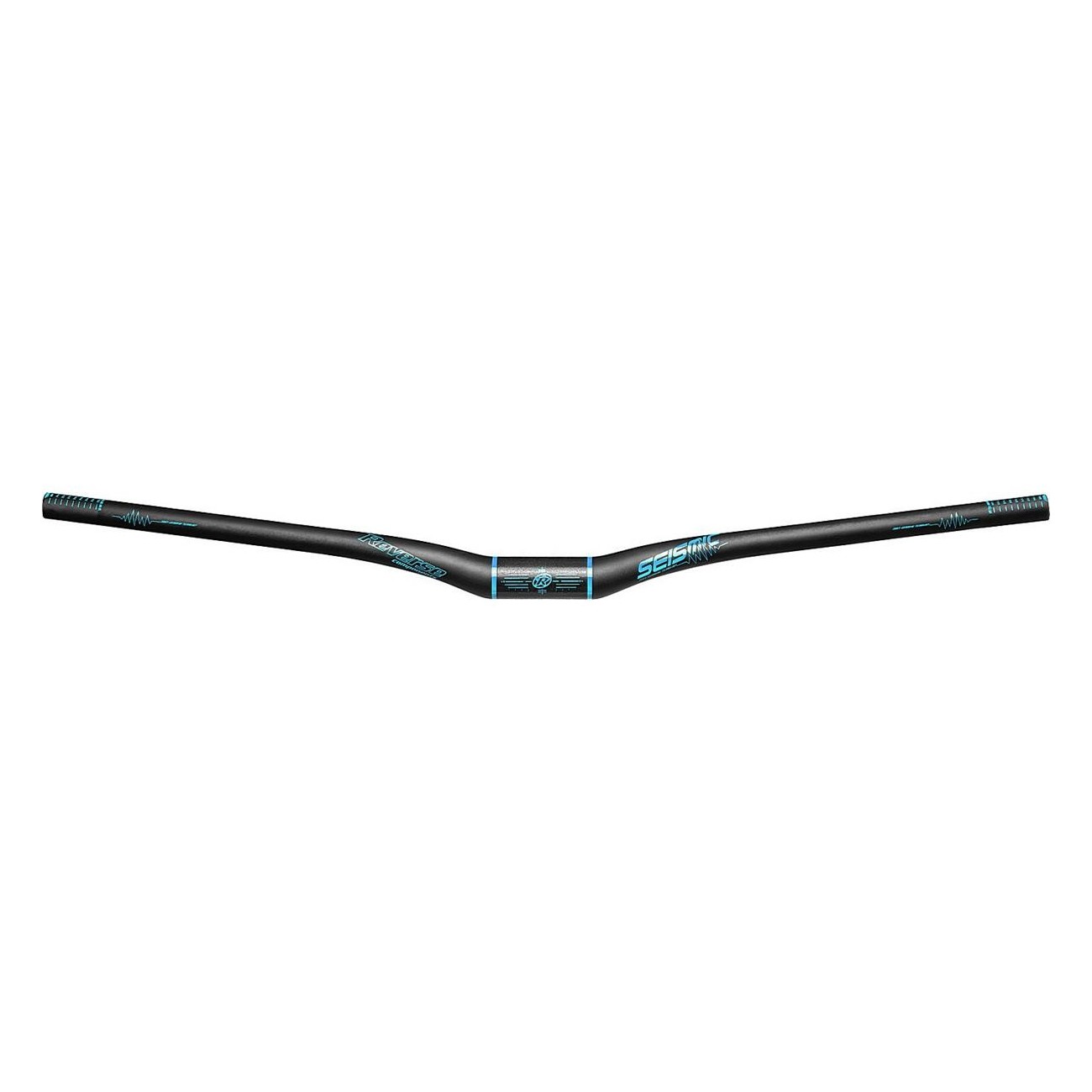 Reverse Seismic 810 Carbon Handlebar Ø35mm/25mm Matte Black-Blue for MTB - 1