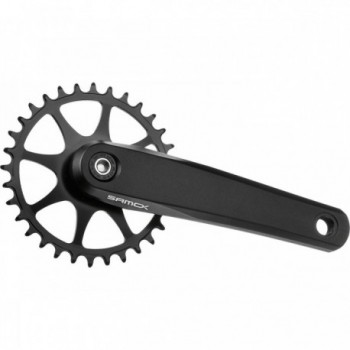 Samox Boost MTB Crankset 170mm 32T Black, Aluminum and Steel, 1 Speed - 1