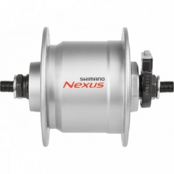 Mozzo Dinamo Shimano Nexus DH-C3000 6V 3W 36H Argento con Terminale E2 - OEM - 1 - Mozzo - 