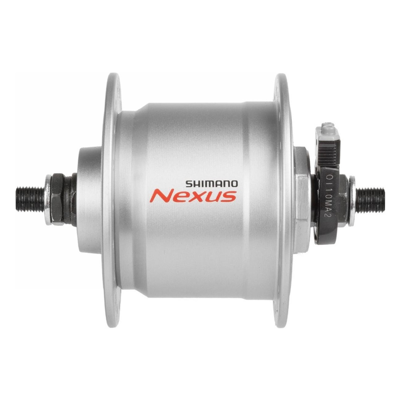 Mozzo Dinamo Shimano Nexus DH-C3000 6V 3W 36H Argento con Terminale E2 - OEM - 1 - Mozzo - 