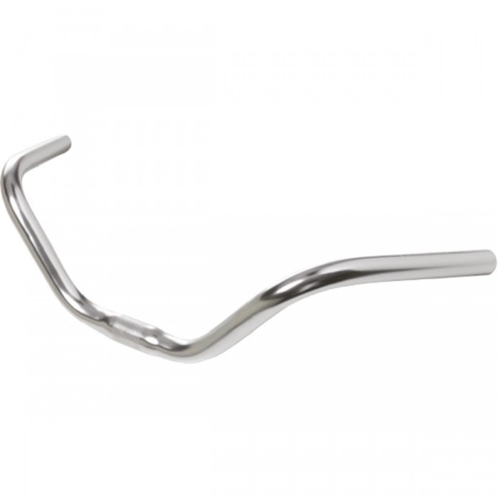 Silver Aluminum Handlebar for City Bike 520mm Ø25.4mm - Urban Use - 1