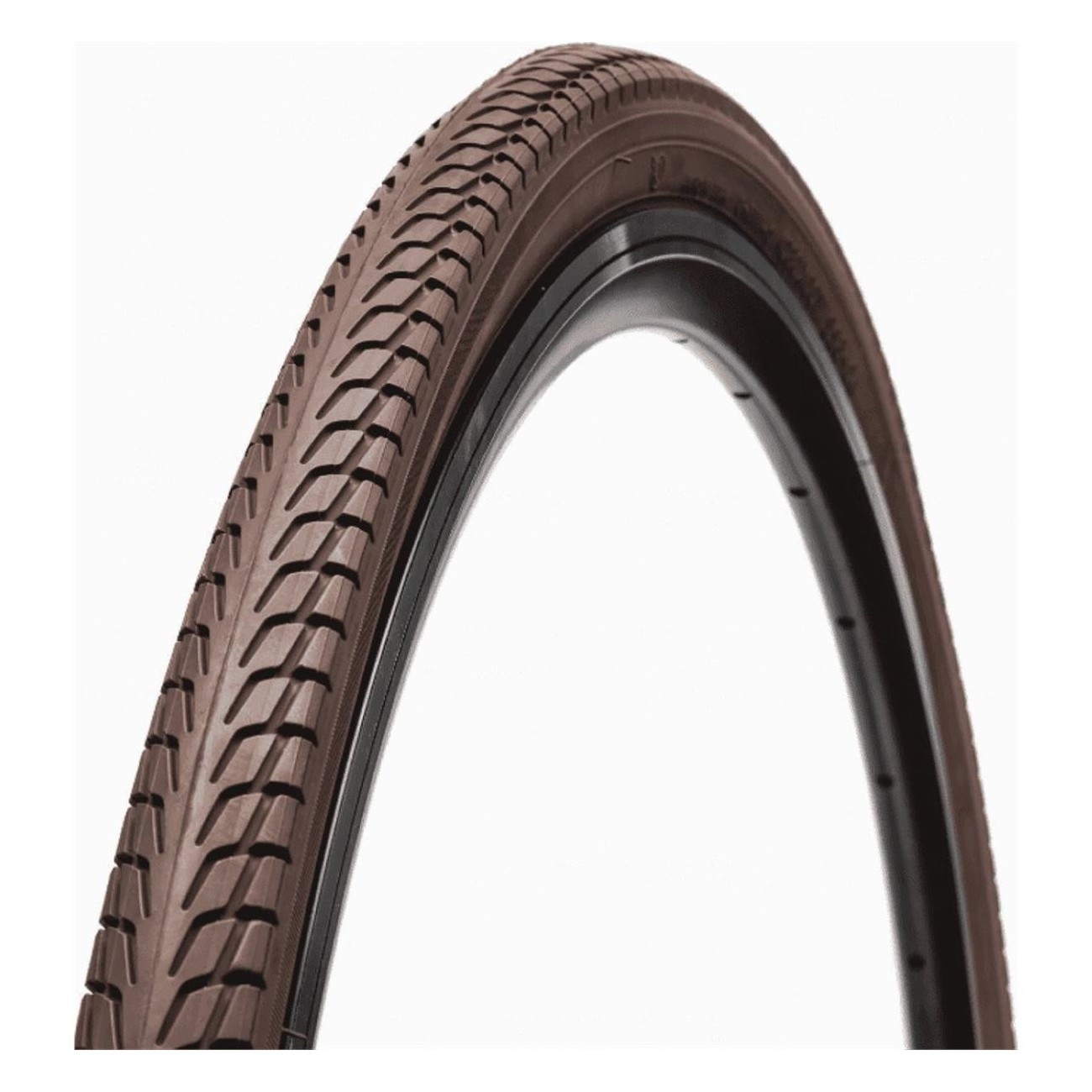 Brown Rigid Tire 700x38 for City Trekking - 600g - 1