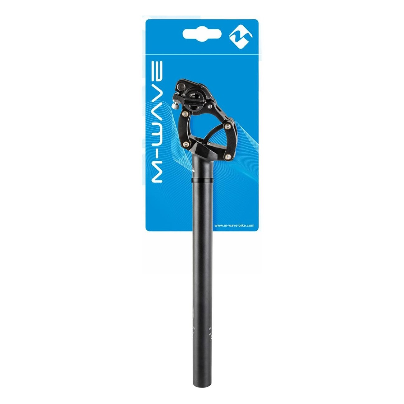 M-Wave Parallelogram Seatpost Black Matte 27.2x350 mm with 20 mm Travel - 3