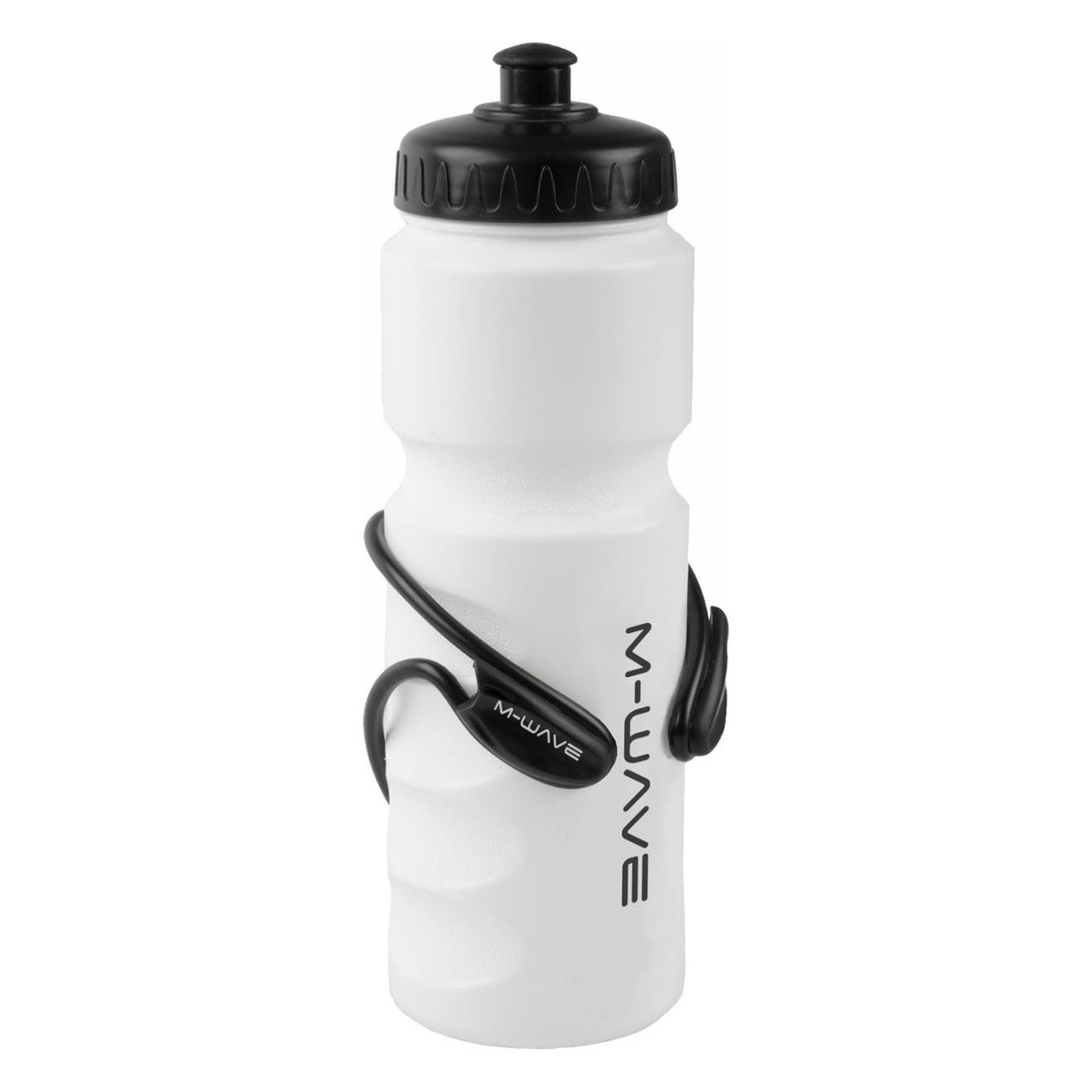 Black Aluminum Bottle Holder 54g with Plastic Guides M-WAVE - 3