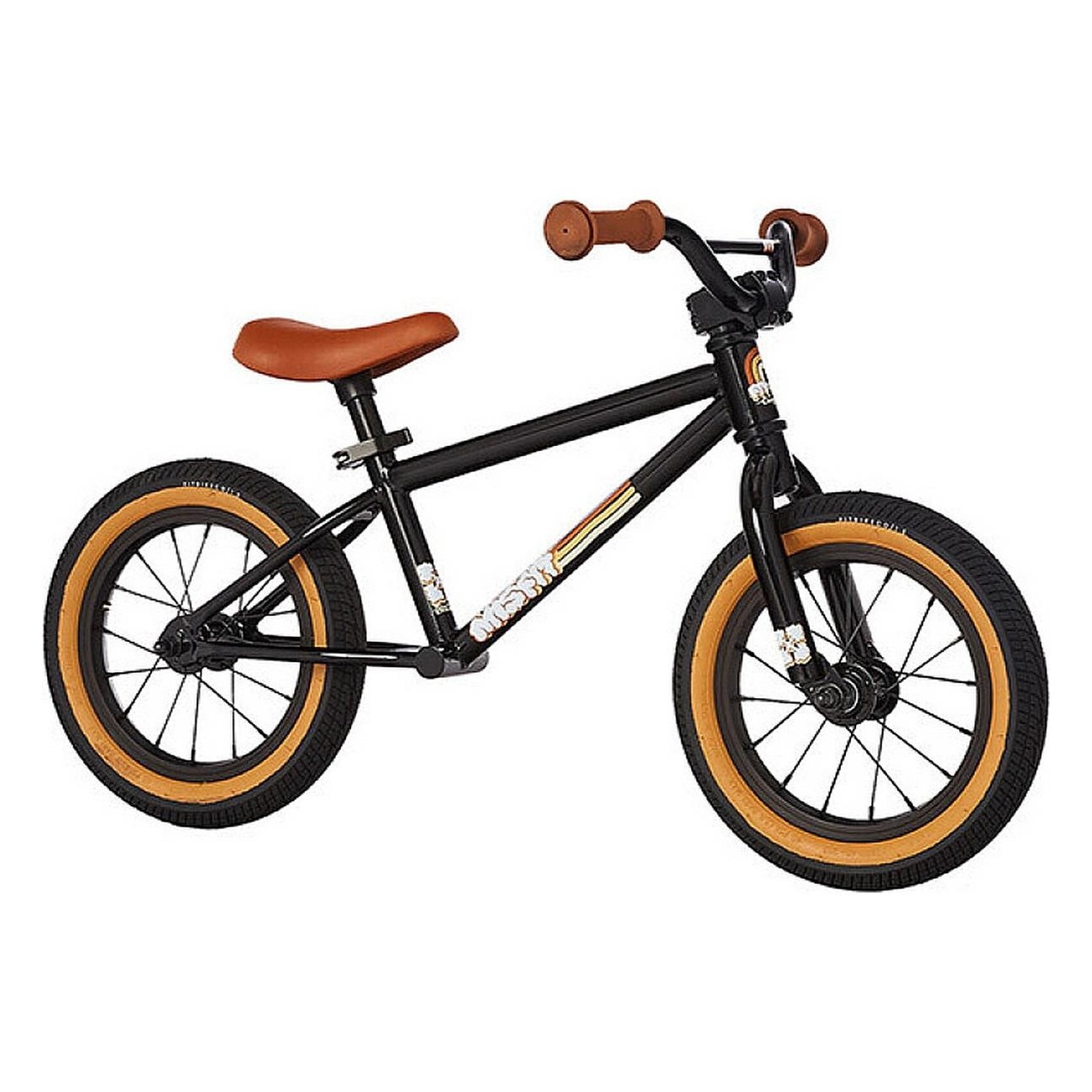 Misfit Balance Nero Lucido - Bicicletta con Telaio in Acciaio e Design Elegante - 1 - Bmx - 0745808299552