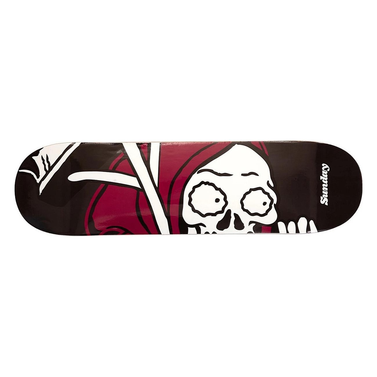 Sunday Creepy Sweeper Skatedeck 8,5' x 31,875' in Acero Canadese - 1 - Altro - 0630950929917